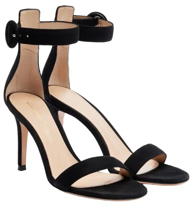 Gianvito Rossi Portofino 85 suede sandals