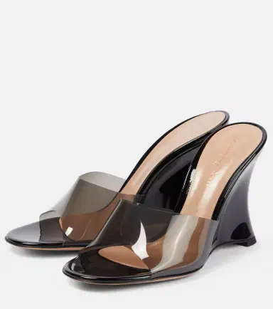 Gianvito Rossi Wedge leather sandals | Thumbnail 4
