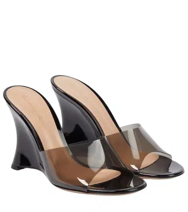 Gianvito Rossi Wedge leather sandals | Thumbnail 1