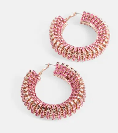 Magda Butrym Crystal-embellished hoop earrings | Thumbnail 2 Magda Butrym Crystal-embellished hoop earrings | Thumbnail 2