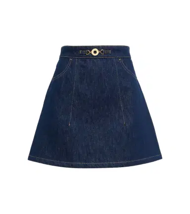 Patou High-rise denim miniskirt | Thumbnail 1