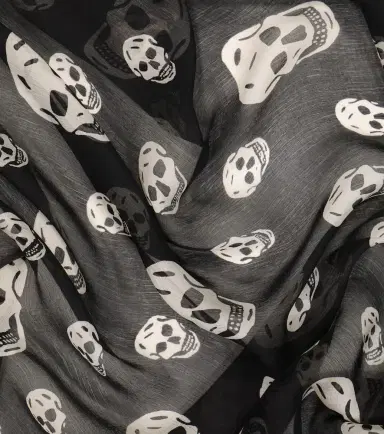Alexander McQueen Skull silk scarf | Thumbnail 3