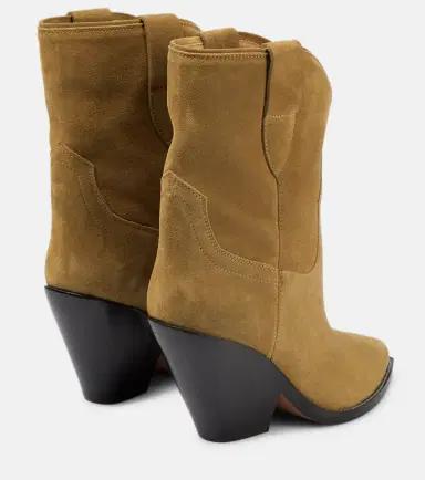 Isabel Marant Leyane suede mid-calf cowboy boots | Thumbnail 4