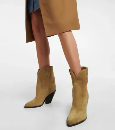Isabel Marant Leyane suede mid-calf cowboy boots | Thumbnail 5