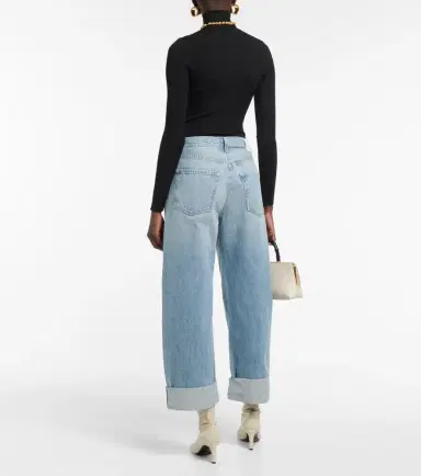 Citizens of Humanity Ayla mid-rise cropped wide-leg jeans | Thumbnail 6