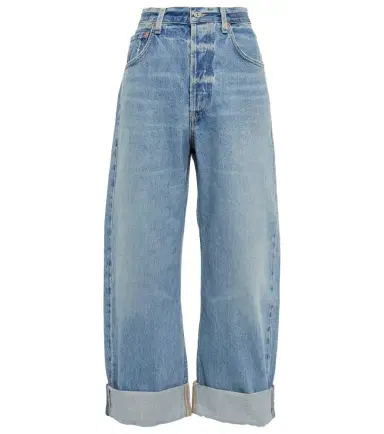 Citizens of Humanity Ayla mid-rise cropped wide-leg jeans | Thumbnail 1