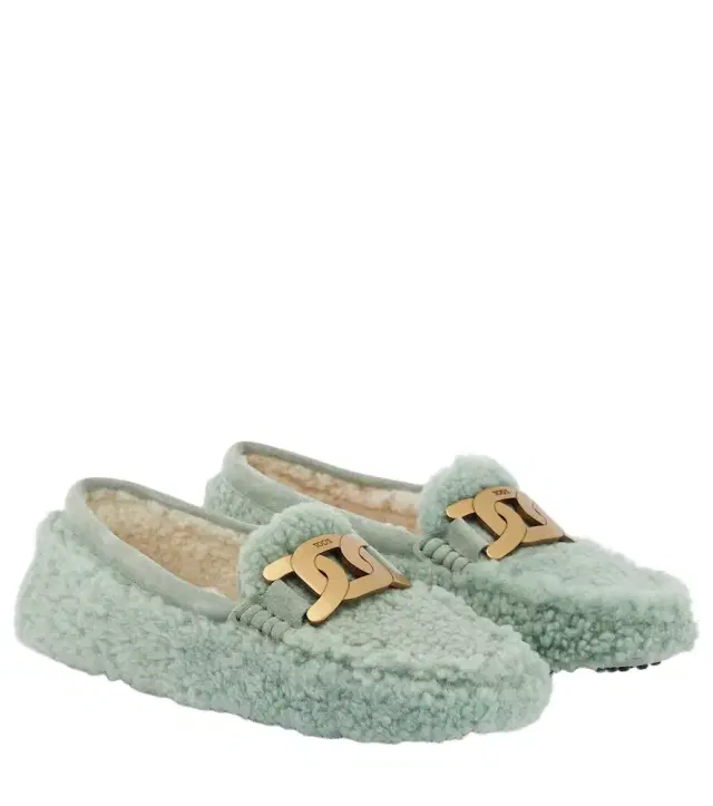 Tod's Gommino shearling loafers