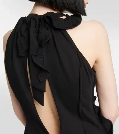 Dries Van Noten Ruffle-trimmed cotton jersey maxi dress | Thumbnail 4