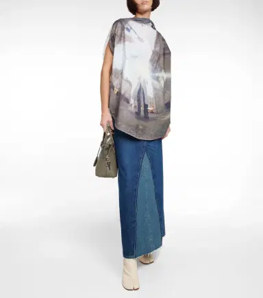 MM6 MAISON MARGIELA Printed cotton top | Thumbnail 3