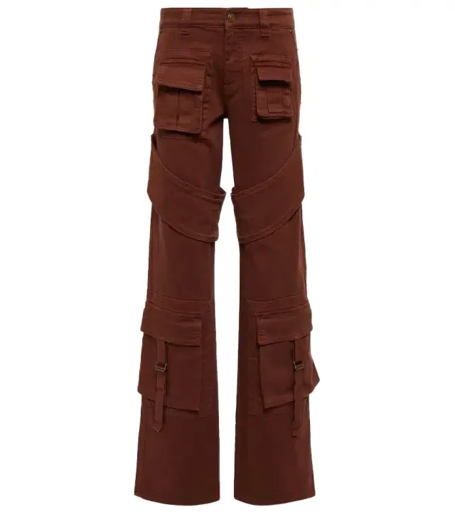 BLUMARINE Cotton canvas cargo pants