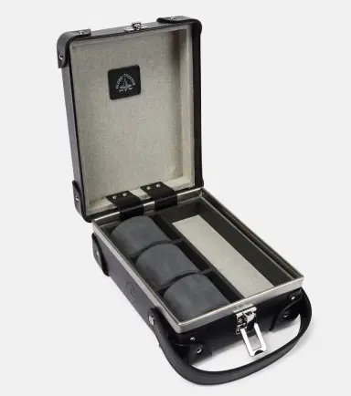 Globe-Trotter Centenary leather-trimmed watch case | Thumbnail 2