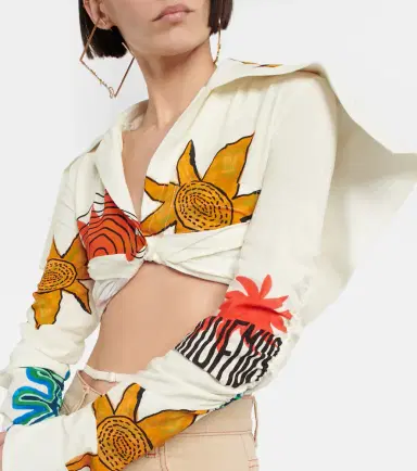 Jacquemus La Chemise Meio printed cropped shirt | Thumbnail 5 Jacquemus La Chemise Meio printed cropped shirt | Thumbnail 5