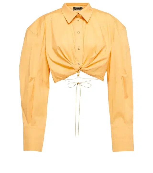 Jacquemus La Chemise Plidao cotton poplin shirt