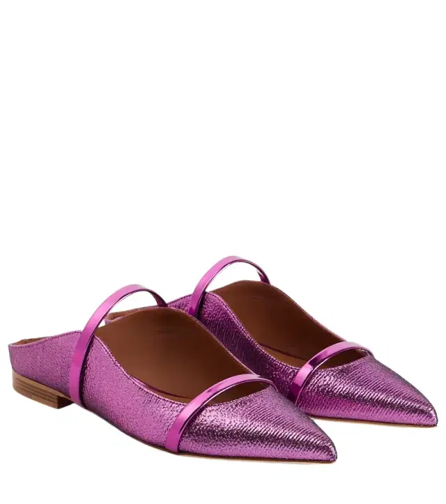 Malone Souliers Maureen Lurex slippers