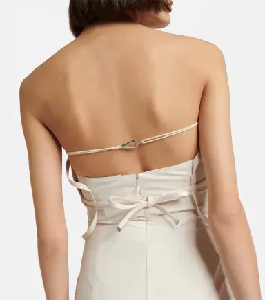 Jacquemus La Robe Bikini cotton-blend midi dress | Thumbnail 6
