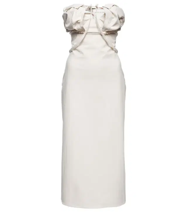 Jacquemus La Robe Bikini cotton-blend midi dress