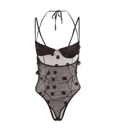 Jacquemus Appliqué mesh bodysuit | Thumbnail 1