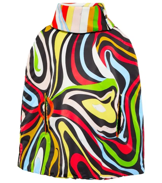 Pucci x Fusalp Marmo poncho