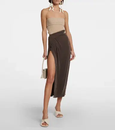 Jacquemus La Jupe Espelho midi skirt | Thumbnail 2