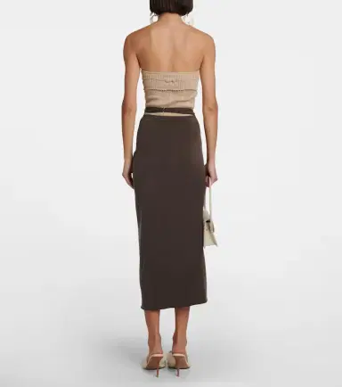 Jacquemus La Jupe Espelho midi skirt | Thumbnail 4