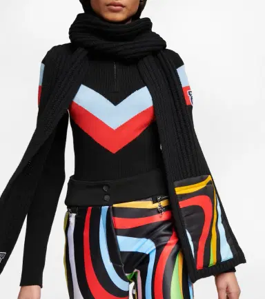 Pucci x Fusalp ribbed-knit wool scarf | Thumbnail 6