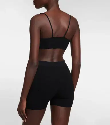 Jacquemus Le Bandeau Pralu ribbed-knit crop top | Thumbnail 2