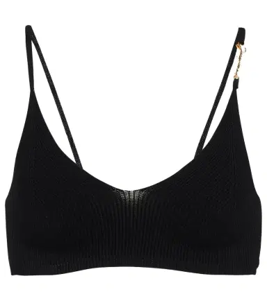 Jacquemus Le Bandeau Pralu ribbed-knit crop top | Thumbnail 1