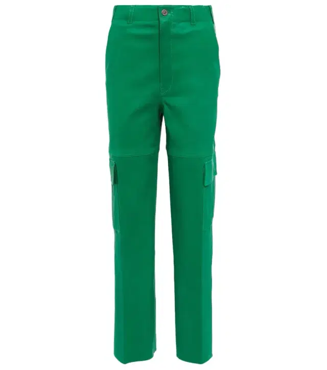 Stouls Axel leather cargo pants