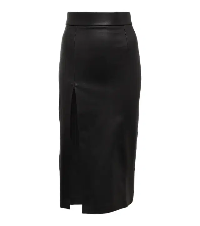 Stouls Lea leather midi skirt
