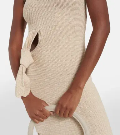 Jacquemus La Robe Maille Noeud midi dress | Thumbnail 4