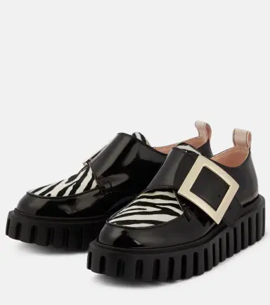 Roger Vivier Viv' Go-Thick patent leather platform loafers | Thumbnail 2