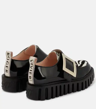 Roger Vivier Viv' Go-Thick patent leather platform loafers | Thumbnail 3