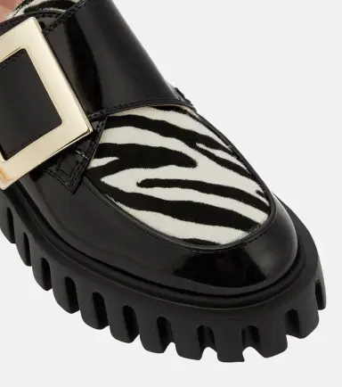 Roger Vivier Viv' Go-Thick patent leather platform loafers | Thumbnail 4
