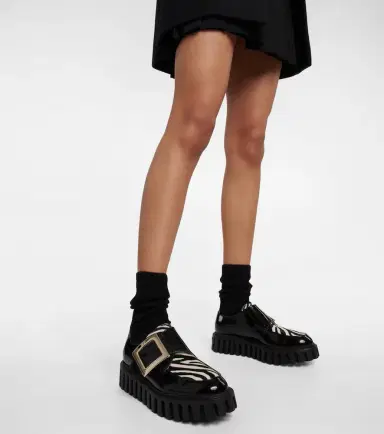 Roger Vivier Viv' Go-Thick patent leather platform loafers | Thumbnail 5
