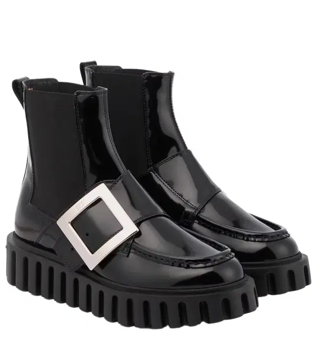 Roger Vivier Viv' Go-Thick leather platform Chelsea boots