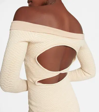 Jacquemus La Robe Pampero cotton-blend midi dress | Thumbnail 5