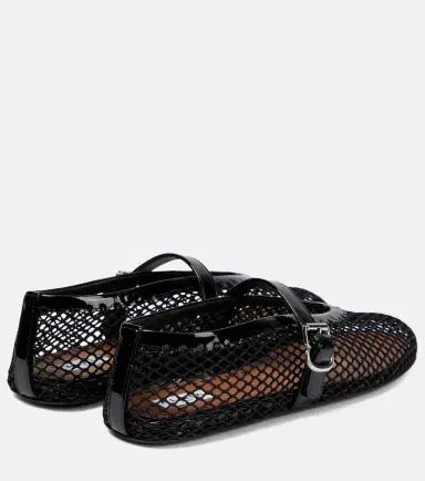 Alaïa Alaïa Fishnet ballet flats | Thumbnail 2 Alaïa Alaïa Fishnet ballet flats | Thumbnail 2