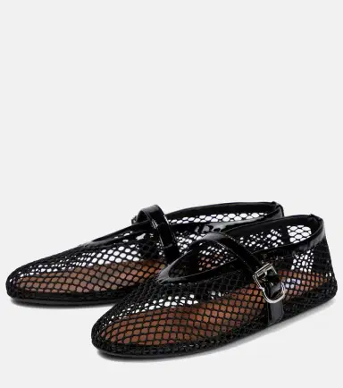 Alaïa Alaïa Fishnet ballet flats | Thumbnail 3 Alaïa Alaïa Fishnet ballet flats | Thumbnail 3