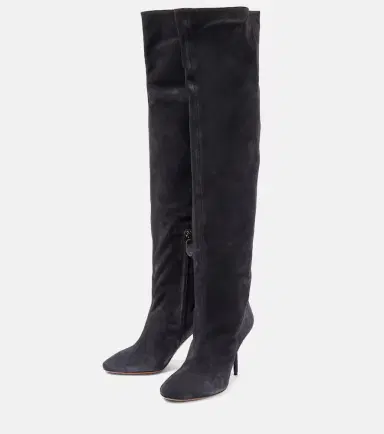 Alaïa Alaïa Fluide 90 suede boots | Thumbnail 6 Alaïa Alaïa Fluide 90 suede boots | Thumbnail 6