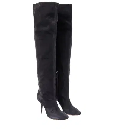 Alaïa Alaïa Fluide 90 suede boots | Thumbnail 1 Alaïa Alaïa Fluide 90 suede boots | Thumbnail 1