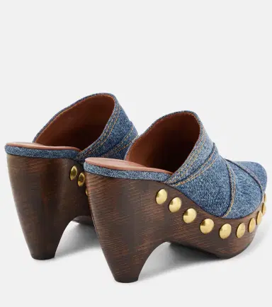 Alaïa Alaïa Le Sabot denim mules | Thumbnail 4