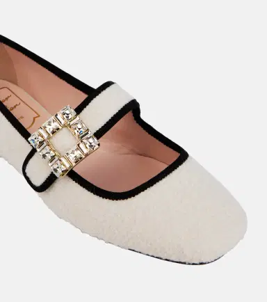 Roger Vivier Très Vivier Babies bouclé flats | Thumbnail 4 Roger Vivier Très Vivier Babies bouclé flats | Thumbnail 4