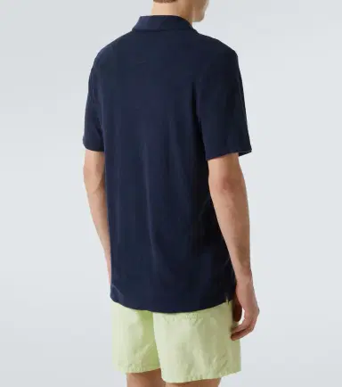 Frescobol Carioca Faustino terry polo shirt | Thumbnail 3 Frescobol Carioca Faustino terry polo shirt | Thumbnail 3