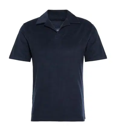 Frescobol Carioca Faustino terry polo shirt | Thumbnail 1 Frescobol Carioca Faustino terry polo shirt | Thumbnail 1
