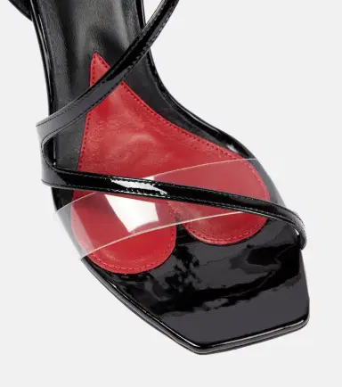 Roger Vivier I Love Vivier PVC and patent leather sandals | Thumbnail 2
