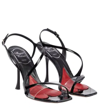 Roger Vivier I Love Vivier PVC and patent leather sandals | Thumbnail 1