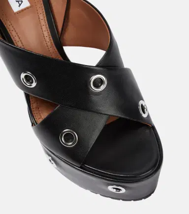 Alaïa Alaïa Eyelet-embellished leather sandals | Thumbnail 2 Alaïa Alaïa Eyelet-embellished leather sandals | Thumbnail 2