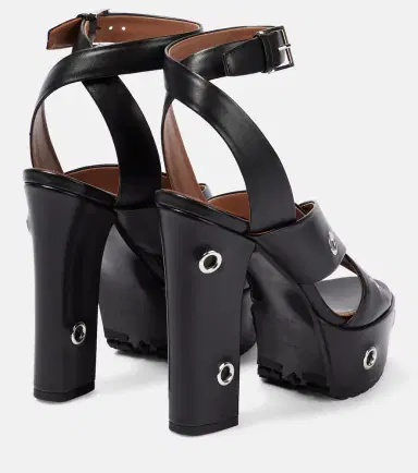 Alaïa Alaïa Eyelet-embellished leather sandals | Thumbnail 3 Alaïa Alaïa Eyelet-embellished leather sandals | Thumbnail 3