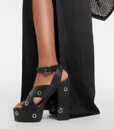 Alaïa Alaïa Eyelet-embellished leather sandals | Thumbnail 6 Alaïa Alaïa Eyelet-embellished leather sandals | Thumbnail 6