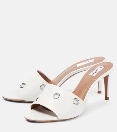 Alaïa Alaïa Oeillets embellished leather sandals | Thumbnail 3 Alaïa Alaïa Oeillets embellished leather sandals | Thumbnail 3